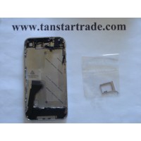 Iphone 4 4G Mid frame Silver with small parts full installed